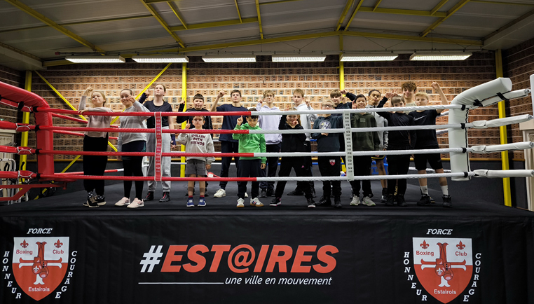 Un nouveau ring pour le Boxing Club Estairois