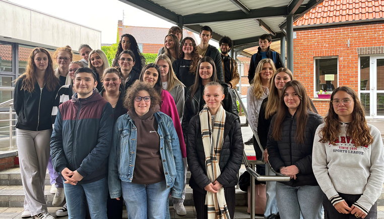 Les élèves du lycée St Roch au Grand Rex à Paris