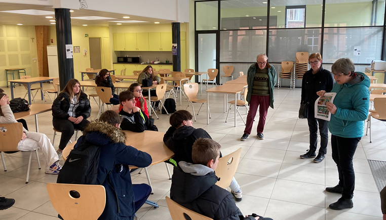 Sensibilisation à la collecte de bouchons plastiques au lycée St Roch