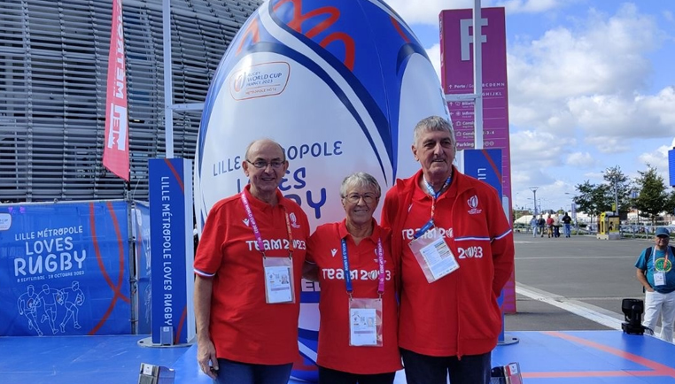 Des bénévoles estairois pour la coupe du monde de rugby