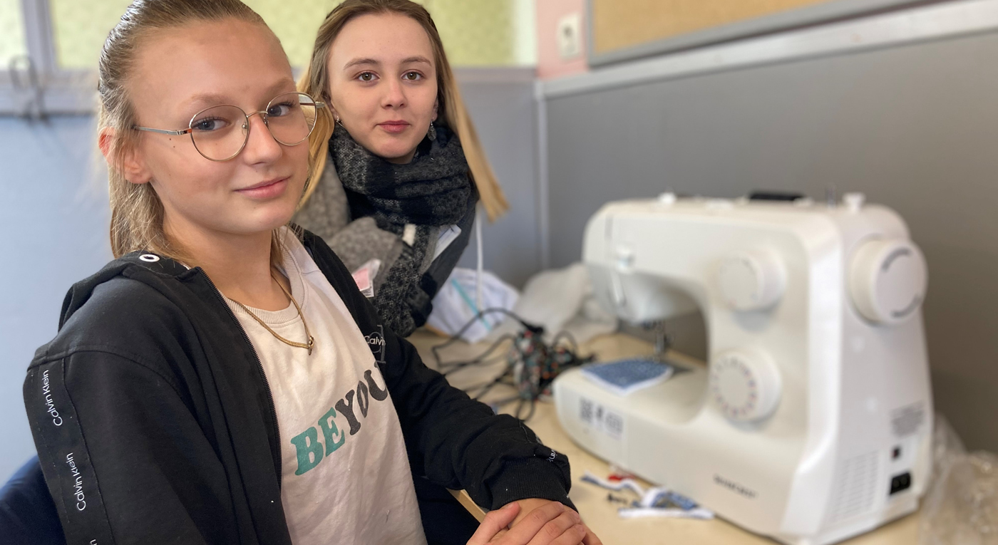 Atelier couture au collège Sacré-Cœur
