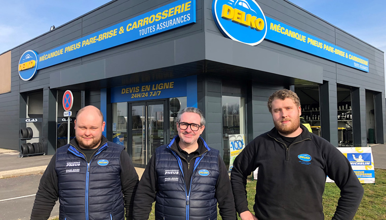 Ouverture du garage Delko