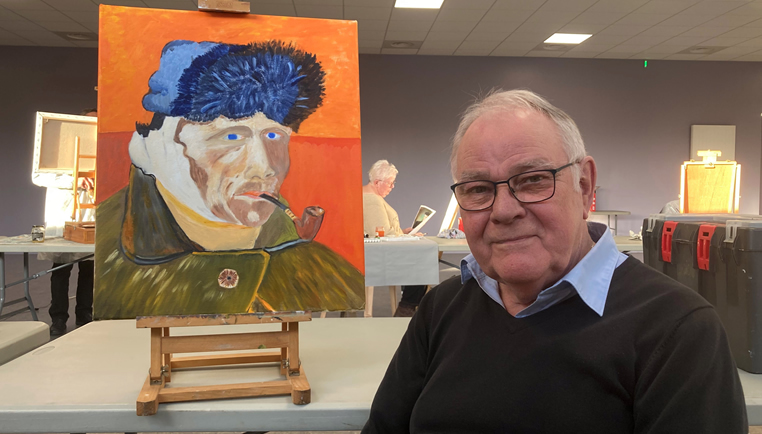 Bernard peintre autodidacte