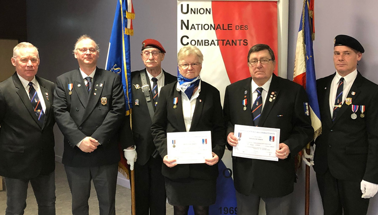 Mise à l'honneur à l'UNC