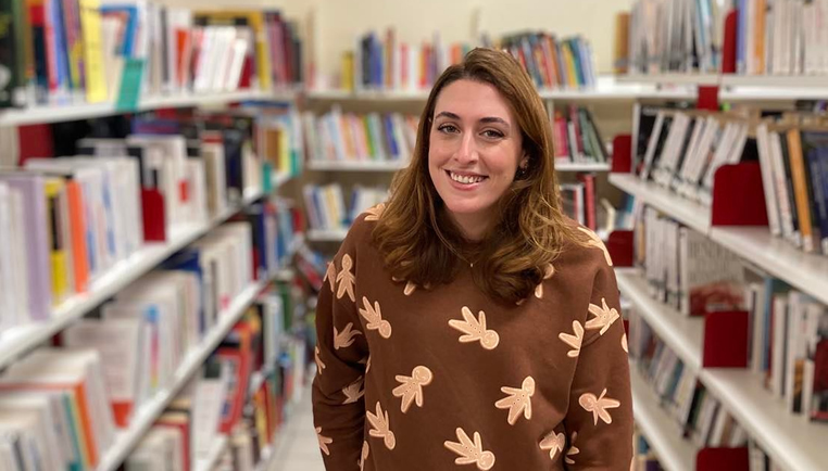 Bénévole à la bibliothèque et porteuse d’un beau projet